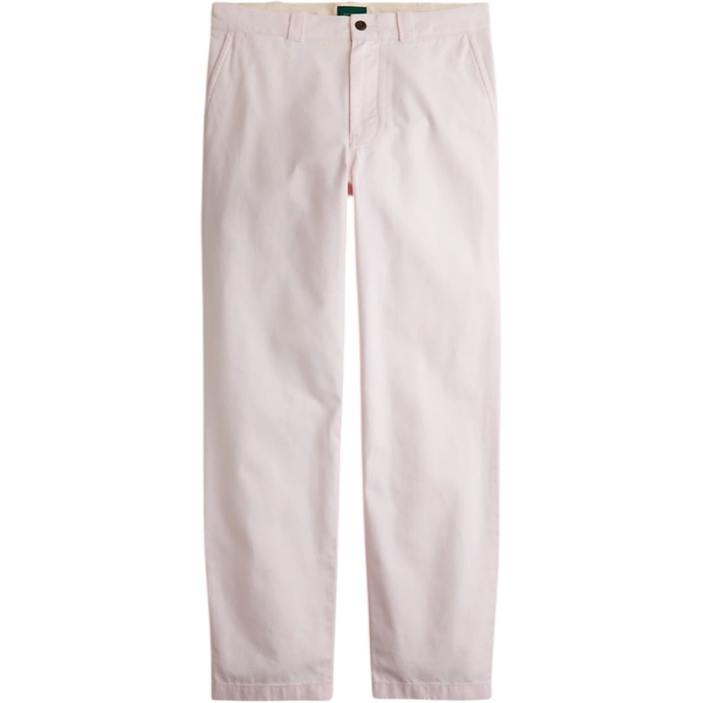 J Crew Classic trouser‎ in canvas 36 x 32 Pink FLAW